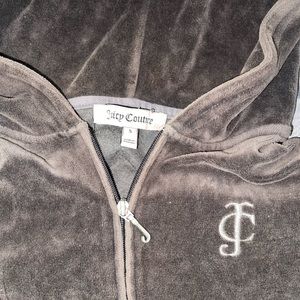 Juicy Couture Velour Track Jacket sz S